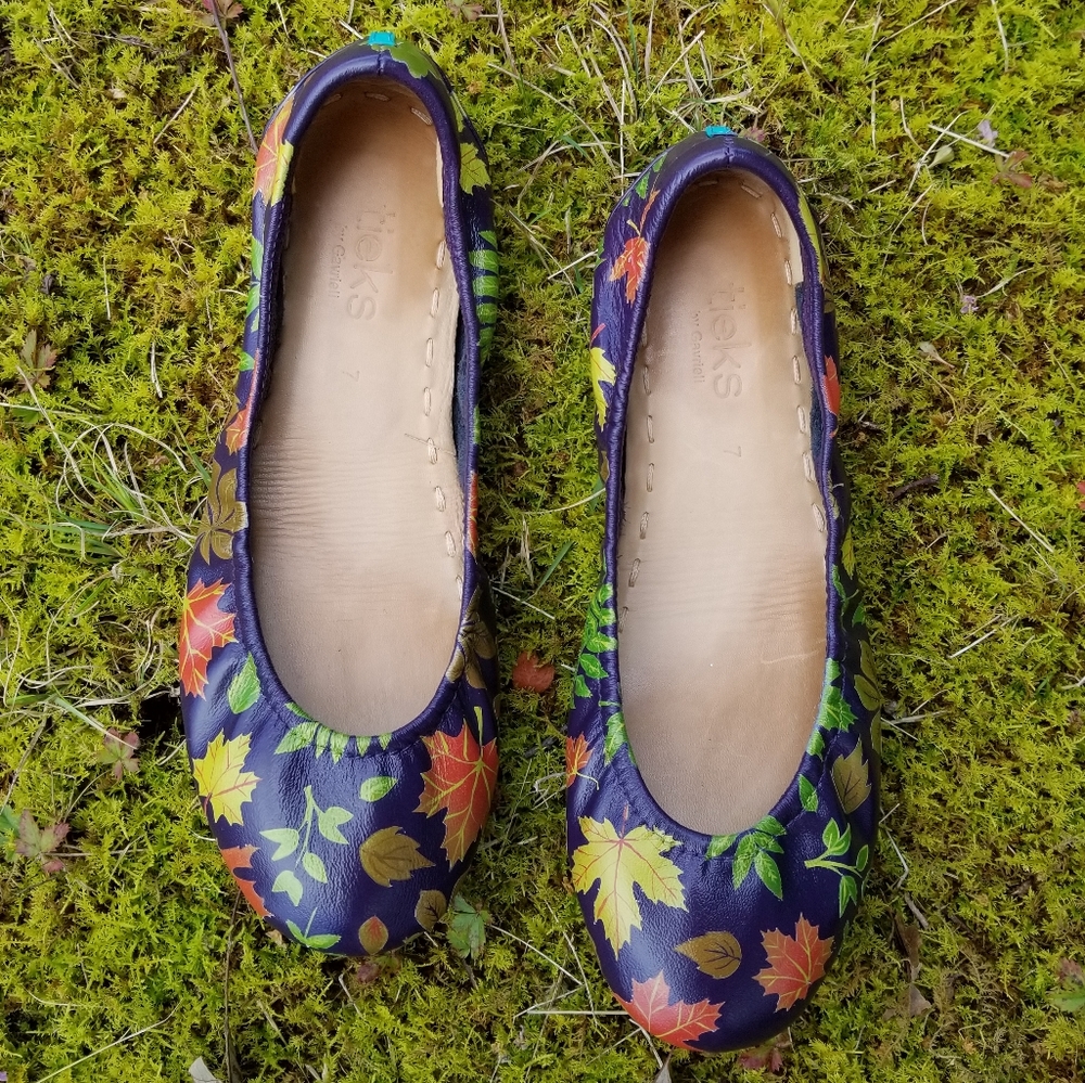 "All Fall" Tieks Size 7 (Taking Comissions) - Picture 1 of 14